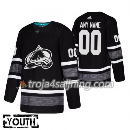 Colorado Avalanche tröja Customized Svart 2019 All-Star Adidas Authentic - NHL Tröjor Barn
